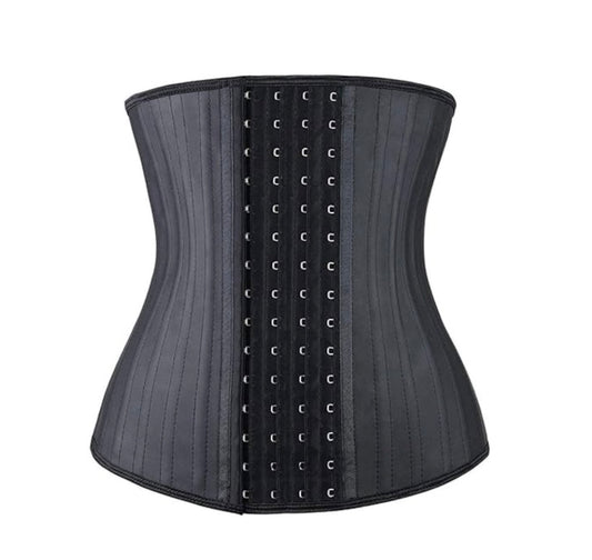 Steel Bone Latex Waist Trainer – Belly Slimming Corset
