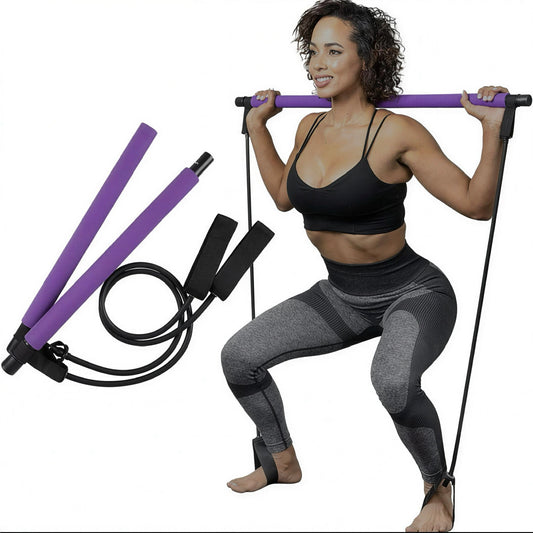 Pilates Bar Kit With Resistance Bands